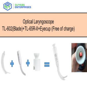 Optical Laryngoscope with Fiber Optic Illumination for Clear Airway Visualization.