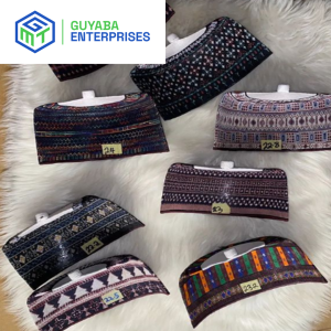 Stylish caps in traditional designs like Damanga and Dara, crafted with premium materials for durability and elegance.