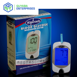 KIPTRACT Blood Glucose Machine with test strips and finger-puncturing device for accurate and portable blood sugar monitoring.