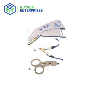 Skin Stapler and Pin Removal Devices for quick wound closure and safe staple removal in surgical and post-surgical care.