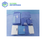 Sterile Drapes with fluid-resistant material and extra-large size for optimal surgical field protection.